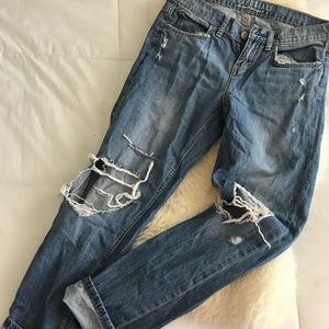 Ripped Aeropostale Boyfriend Jeans